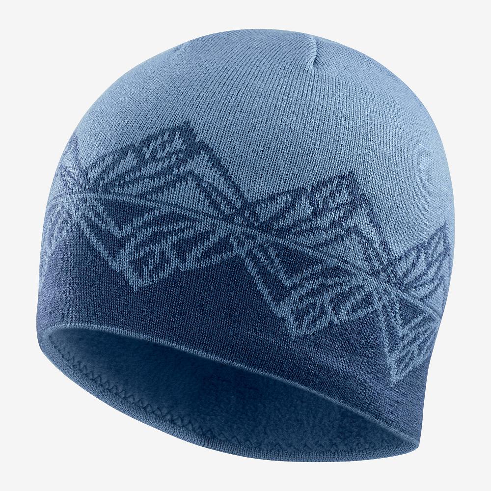 Bonnets Salomon Homme Bleu - Salomon GRAPHIC - France (5197-TSXZJ)